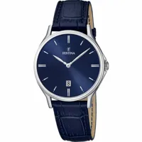 montre festina f16745-3 - montre bleue cuir festina montres