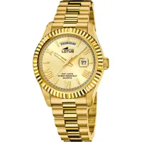 montre pour homme freedom collection l18857-1 avec bracelet en acier doré