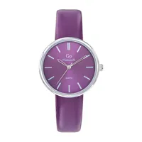 montre pour femme 699442 avec bracelet en résine violette