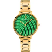 coffret montre femme pierre lannier betty - 351j562 bracelet cuir vert