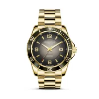 montre homme rodania montres léman - r18052 bracelet acier doré