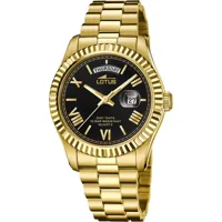 montre pour homme freedom collection l18857-4 avec bracelet en acier doré