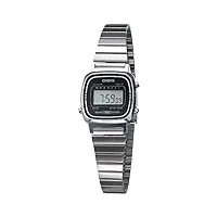 casio la670wa-1 montre pour homme avec bracelet en acier inoxydable argenté
