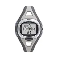 timex - advanced t5g311 - montre homme - quartz - digitale - cardiofréquencemètre - alarme - temps intermédiaires - chronographe - eclairage - bracelet caoutchouc gris