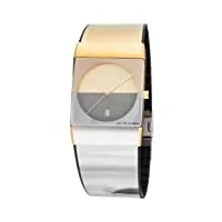 jacob jensen - 32513 - montre homme - quartz - analogique - date - bracelet caoutchouc multicolore
