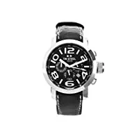 tw steel - tw-50 - montre homme - quartz - analogique - bracelet cuir noir
