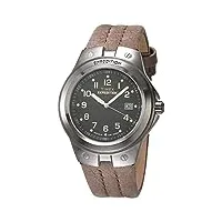 timex - t49631 su expédition metal tech - montre homme - quartz analogique - montre sport - bracelet en cuir marron