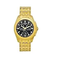 tissot montre pour homme prc 100 t 22568641, bleu/doré, bracelet