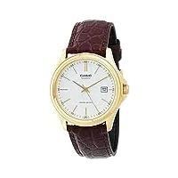 casio - mtp-1183q-7a - montre homme - quartz analogique - bracelet cuir brun