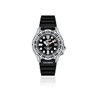 chris benz - cbat-500-b - montre mixte - automatique - analogique - bracelet caoutchouc noir