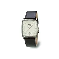 boccia - b3532-02 - montre homme - quartz analogique - bracelet cuir marron