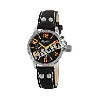 engelhardt - 387722219012 - montre femme - automatique - analogique - bracelet cuir noir