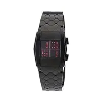 cerruti - 4361865 - montre femme - quartz - digitale - chronographe - bracelet acier inoxydable noir