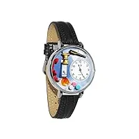 whimsical watches - whims-u0620014 - montre mixte - quartz analogique - bracelet cuir noir