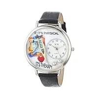 whimsical watches - u-0620022 - montre mixte - quartz analogique - bracelet cuir multicolore