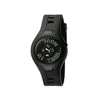 puma - pu910212002 - montre femme - quartz digital - cadran noir - bracelet caoutchouc noir