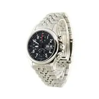 revue thommen - 17081.6137 - montre homme - automatique - analogique - chronographe - bracelet acier inoxydable argent