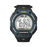 timex - t5k413 - montre homme - quartz - digitale - chronomètre-alarme-rétro-éclairage - bracelet nylon noir