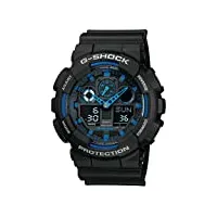 casio g-shock homme analogique-digital quartz montre avec bracelet en résine ga-100-1a2er