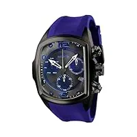 invicta - 6729 - montre homme - quartz - chronographe - bracelet caoutchouc bleu