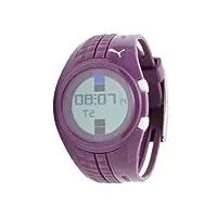 puma time - 289100045pu910482002 - montre femme - quartz digitale - bracelet plastique violet