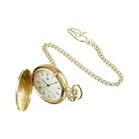 charles hubert 3840 montre de poche mécanique plaquée or, multicolore
