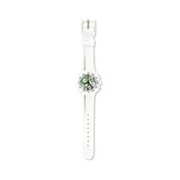 swatch - suiw409 - montre mixte - quartz - chronographe - bracelet silicone multicolore
