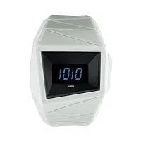 alessi - al22004 - montre mixte - quartz digital - bracelet plastique blanc