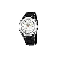 calypso - k5560/1 - montre homme - quartz - analogique - eclairage - bracelet caoutchouc noir