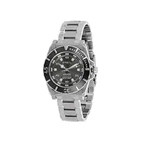 breil - tw0734 - montre femme - quartz analogique - cadran noir - bracelet acier inoxydable argent