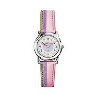 certus - 647384 - montre enfant - quartz analogique - cadran rose - bracelet synthétique rose