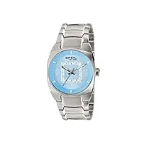 breil - tw0499 - montre femme - quartz analogique - cadran bleu - bracelet acier inoxydable argent