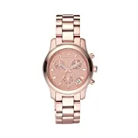 michael kors - mk5430 - montre femme - quartz analogique - cadran rose - bracelet acier rose