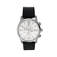 boccia - 3776-02 - montre homme - quartz analogique - bracelet cuir noir