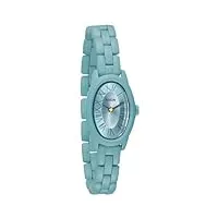 nixon - a165272-00 - montre femme - quartz analogique - bracelet acier inoxydable bleu