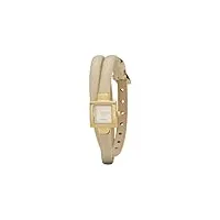 pandora - 812028wh - montre femme - quartz analogique - bracelet cuir beige