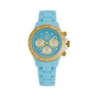 burgmeister - bm514-033 - montre femme - quartz chronographe - chronomètre - bracelet plastique vert