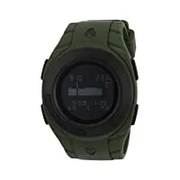 nixon - a1281042-00 - montre homme - quartz digitale - bracelet plastique vert