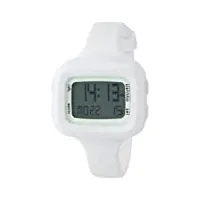 converse - vr025-100 - montre femme - quartz digitale - alarme/chronomètre - bracelet silicone blanc