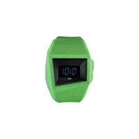 alessi - al22002 - montre mixte - quartz digital - bracelet plastique vert