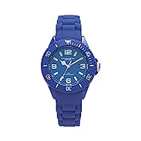 cannibal - ck215-05 - montre enfant - quartz analogique - bracelet silicone bleu
