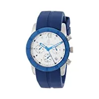 burgmeister - bm519-083 - montre femme - quartz chronographe - chronomètre - bracelet silicone bleu