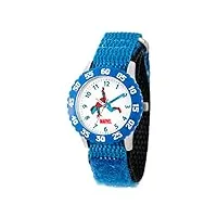 disney by ewatchfactory - w000103 - montre enfant - quartz - pédagogique - bracelet nylon bleu