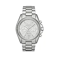 michael kors - mk5535 - montre femme - quartz chronographe - chronomètre - bracelet acier inoxydable plaqué argent
