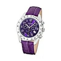 urs auer zu-1163 purple haze chronographe pour femmes design classique
