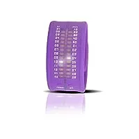 time-it - zero a5 - montre mixte - quartz digital - bracelet caoutchouc violet