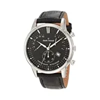 claude bernard classic chronograph montre homme analogique quartz avec bracelet cuir 01506 3nin