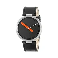 alessi - al18011 - montre homme - automatique - analogique - bracelet cuir noir