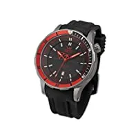 vostok - 09vs005 - montre homme - automatique - analogique - bracelet silicone noir