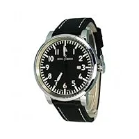 revue thommen - 16053.2537 - montre homme - automatique - analogique - bracelet cuir noir